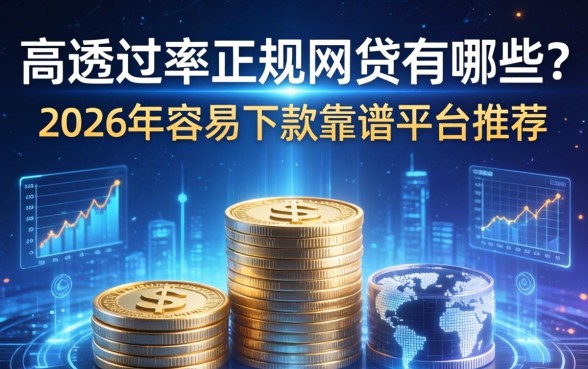 高通过率的正规网贷有哪些?2026年容易下款的靠谱平台推荐 2026年容易下款的靠谱平台推荐