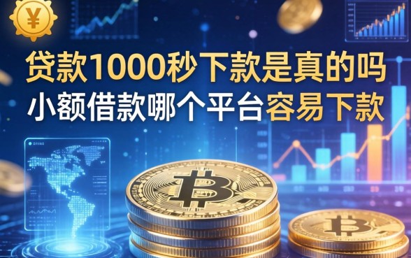 贷款1000秒下款是真的吗,小额借款哪个平台容易下款 贷款1000秒下款是真的吗