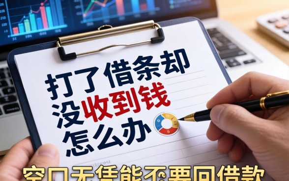 打了借条却没收到钱怎么办，空口无凭能否要回借款