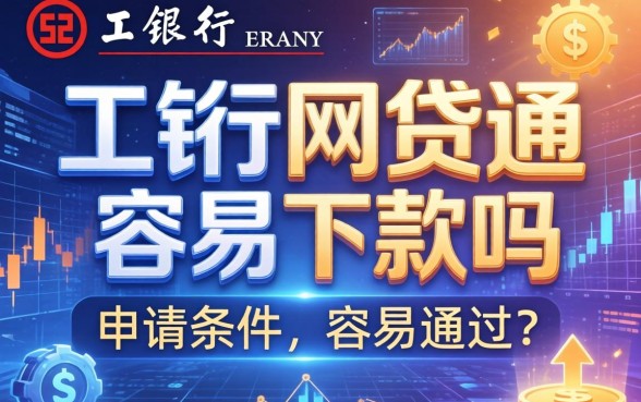 工行网贷通容易下款吗，申请条件有哪些容易通过吗