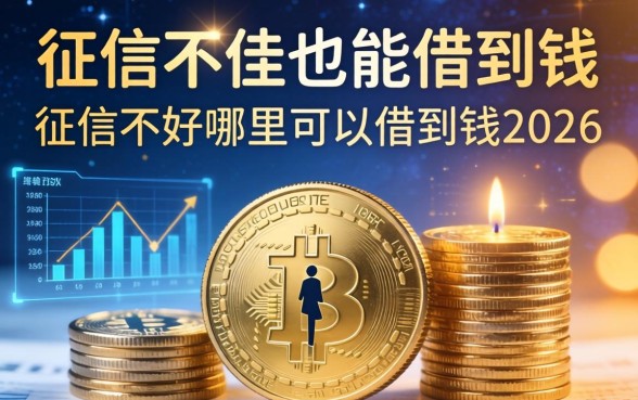 征信不佳也能借到钱吗，征信不好哪里可以借到钱2026