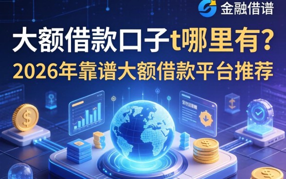 2026年靠谱大额借款平台推荐