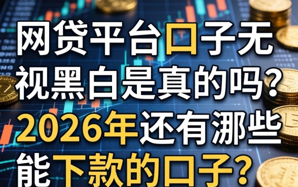 网贷平台口子无视黑白是真的吗？2026年还有哪些能下款的口子？