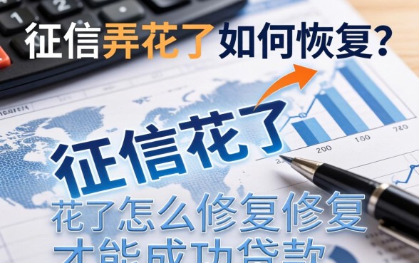 征信弄花了如何恢复？征信花了怎么修复才能成功贷款