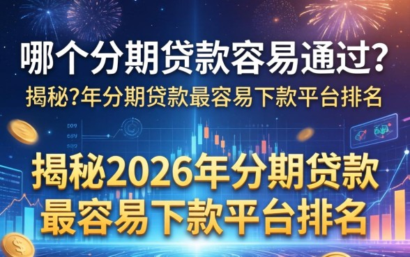 哪个分期贷款容易通过?揭秘2026年分期贷款最容易下款平台排名 揭秘2026年分期贷款最容易下款平台排名