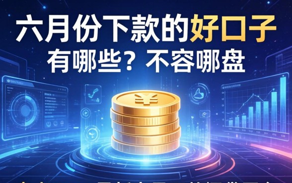 六月份下款的好口子有哪些？盘点2026最新容易下款的网贷平台