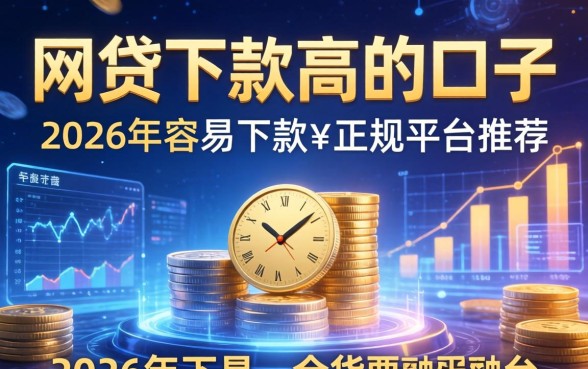 网贷下款高的口子有哪些，2026年容易下款的正规平台推荐