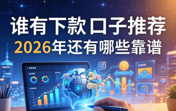 谁有下款的口子推荐，2026年还有哪些靠谱的贷款平台？