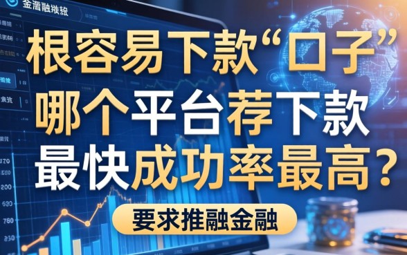 极容易下款的口子推荐，哪个平台下款最快成功率最高？