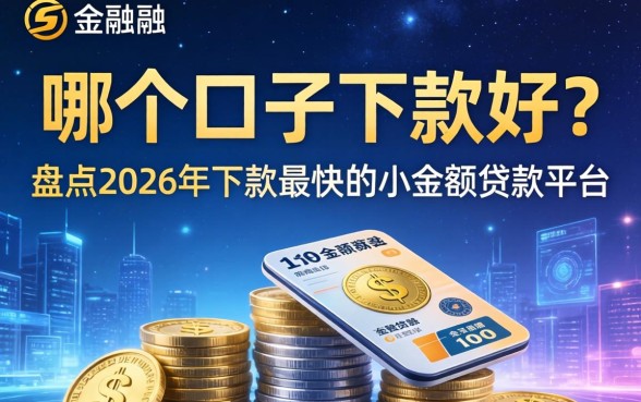 哪个口子下款好？盘点2026年下款最快的小额贷款平台
