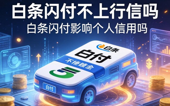 白条闪付不上征信吗，白条闪付影响个人信用吗