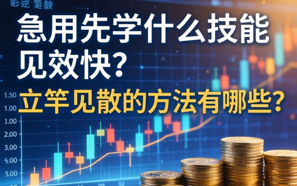 急用先学什么技能见效快？立竿见影的方法有哪些？