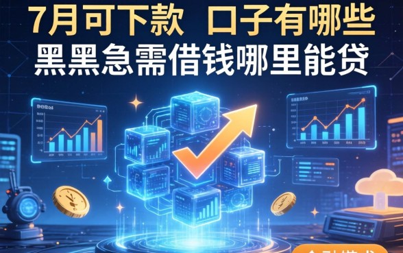 7月可下款的口子有哪些，黑户急需借钱哪里能贷