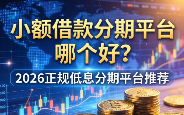 小额借款分期平台哪个好？2026正规低息分期平台推荐