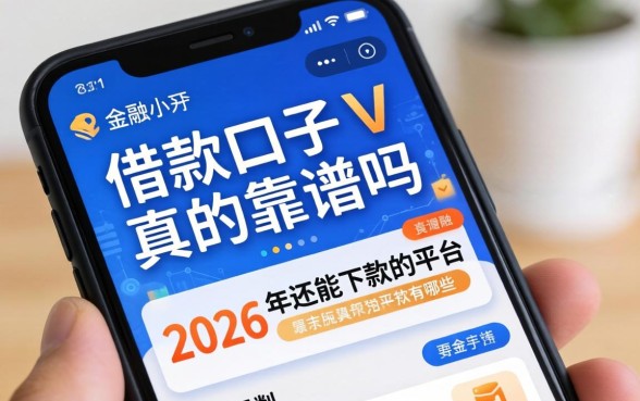 手机借款口子y真的靠谱吗，2026年还能下款的平台有哪些
