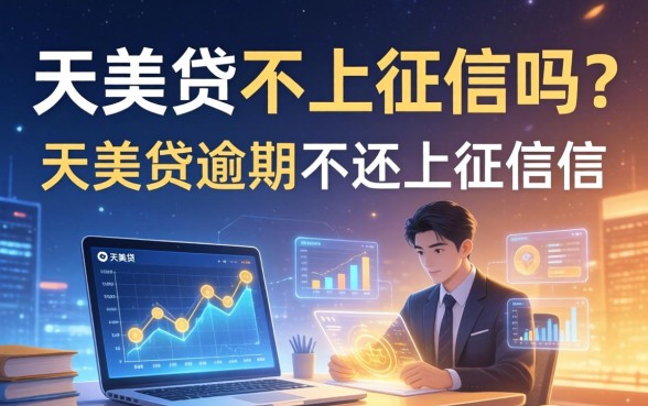 天美贷不上征信吗？天美贷逾期不还会上征信吗
