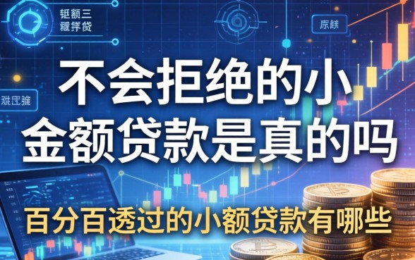 不会拒绝的小额贷款是真的吗，百分百通过的小额贷款有哪些