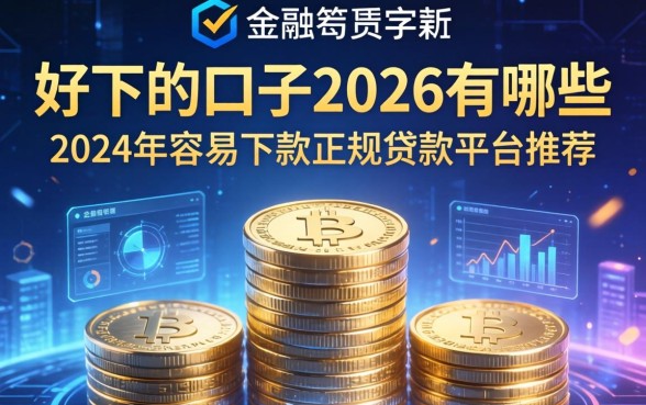 好下的口子2026有哪些,2026年容易下款的正规贷款平台推荐