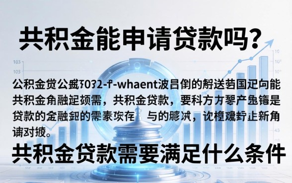 公积金能申请贷款吗？公积金贷款需要满足什么条件