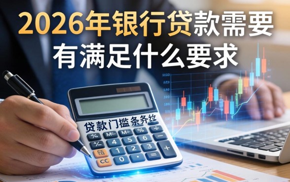 贷款门槛条件有哪些？2026年银行贷款需要满足什么要求