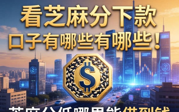 看芝麻分下款的口子有哪些，芝麻分低哪里能借到钱