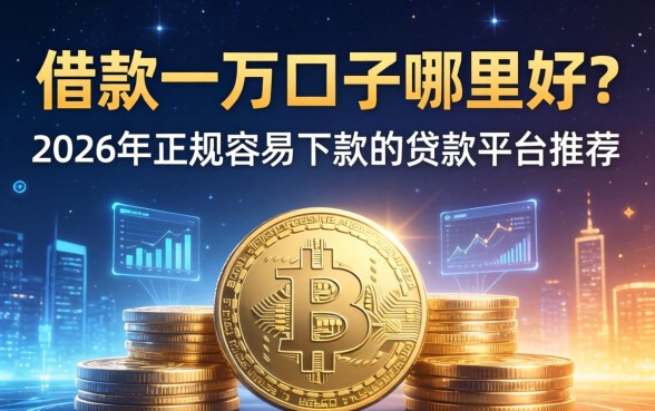 借款一万口子哪里好？2026年正规容易下款的贷款平台推荐