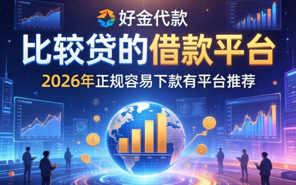 比较好贷的借款平台有哪些？2026年正规容易下款的平台推荐