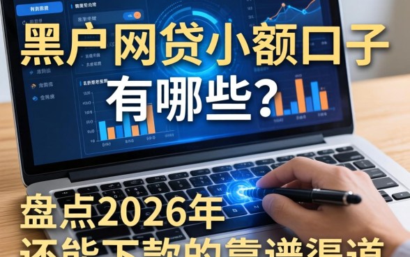 黑户网贷小额口子有哪些？盘点2026年还能下款的靠谱渠道