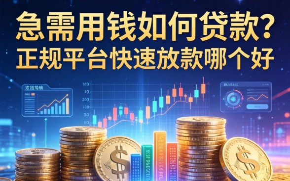 急需用钱如何贷款？正规平台快速放款哪个好