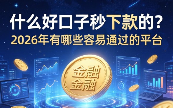 什么好口子秒下款的？2026年有哪些容易通过的平台