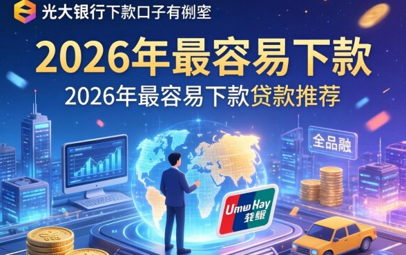 光大银行下款的口子有哪些，2026年最容易下款的贷款推荐
