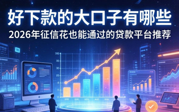 2026年征信花也能通过的贷款平台推荐