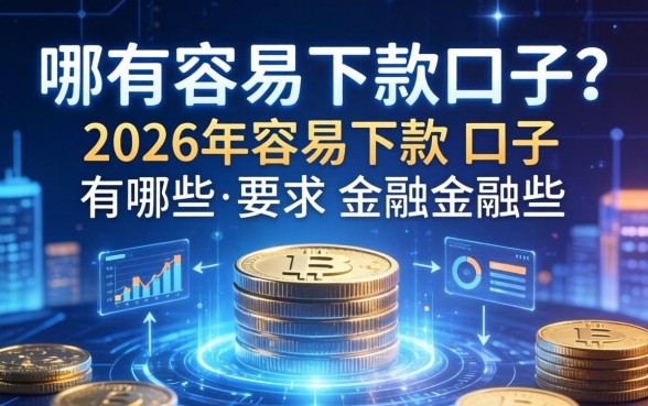 哪有容易下款的口子？2026年容易下款的口子有哪些