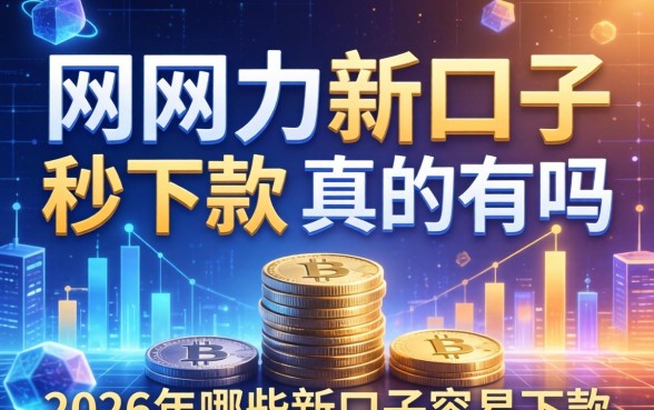 网贷新口子秒下款的真的有吗，2026年哪些新口子容易下款