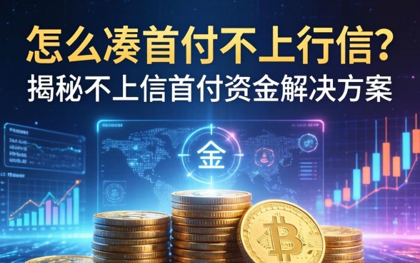 怎么凑首付不上征信？揭秘不上征信的首付资金解决方案