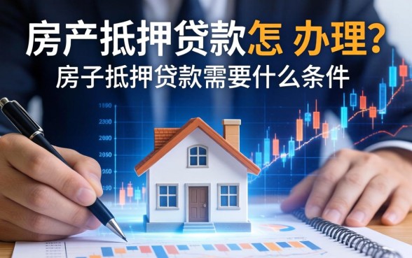 房产抵押贷款怎么办理？房子抵押贷款需要什么条件