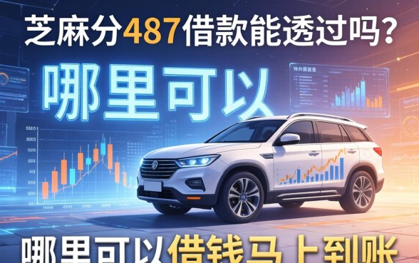 芝麻分487借款能通过吗？哪里可以借钱马上到账