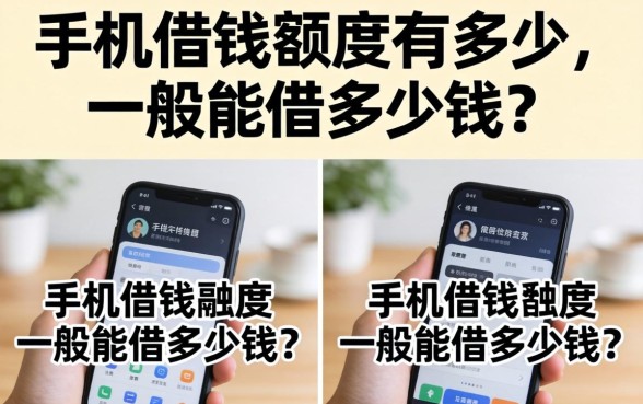手机借钱额度有多少