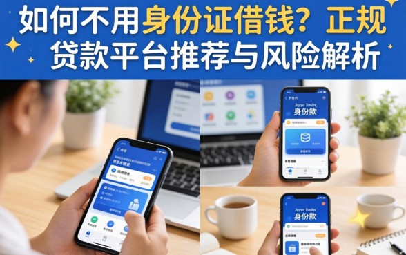 如何不用身份证借钱？正规贷款平台推荐与风险解析