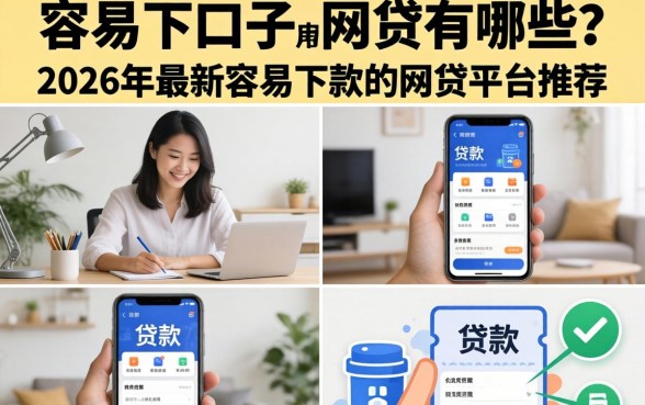 2026年最新容易下款的网贷平台推荐