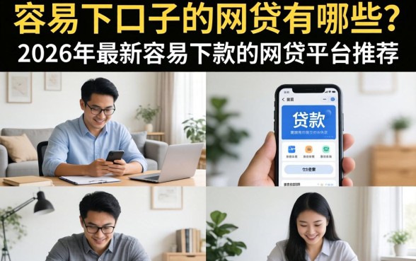 2026年最新容易下款的网贷平台推荐