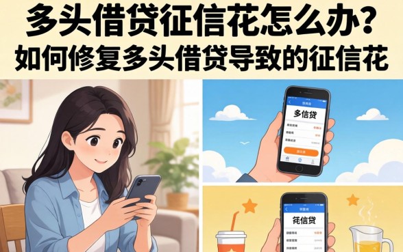 多头借贷的征信花怎么办?如何修复多头借贷导致的征信花? 如何修复多头借贷导致的征信花