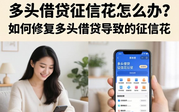 多头借贷的征信花怎么办?如何修复多头借贷导致的征信花? 如何修复多头借贷导致的征信花