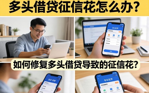 多头借贷的征信花怎么办?如何修复多头借贷导致的征信花? 如何修复多头借贷导致的征信花