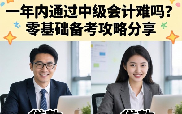 一年内通过中级会计难吗