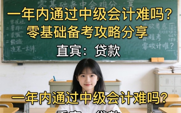 一年内通过中级会计难吗