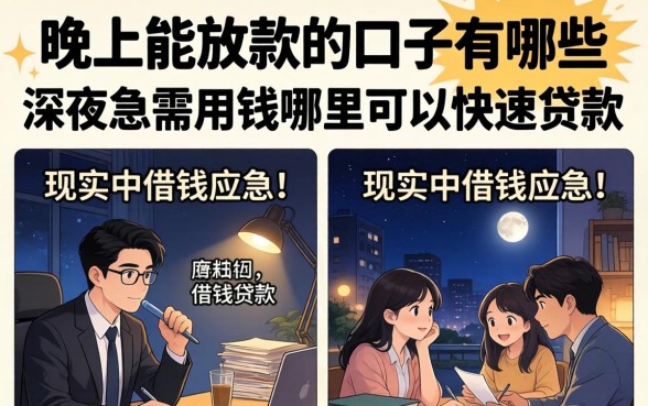 晚上能放款的口子有哪些,深夜急需用钱哪里可以快速贷款 深夜急需用钱哪里可以快速贷款