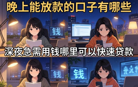 晚上能放款的口子有哪些,深夜急需用钱哪里可以快速贷款 深夜急需用钱哪里可以快速贷款
