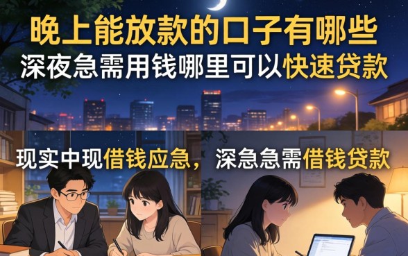 晚上能放款的口子有哪些,深夜急需用钱哪里可以快速贷款 深夜急需用钱哪里可以快速贷款