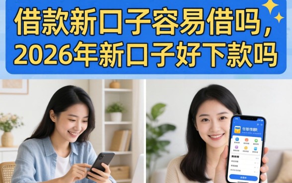 借款新口子容易借吗，2026年新口子好下款吗